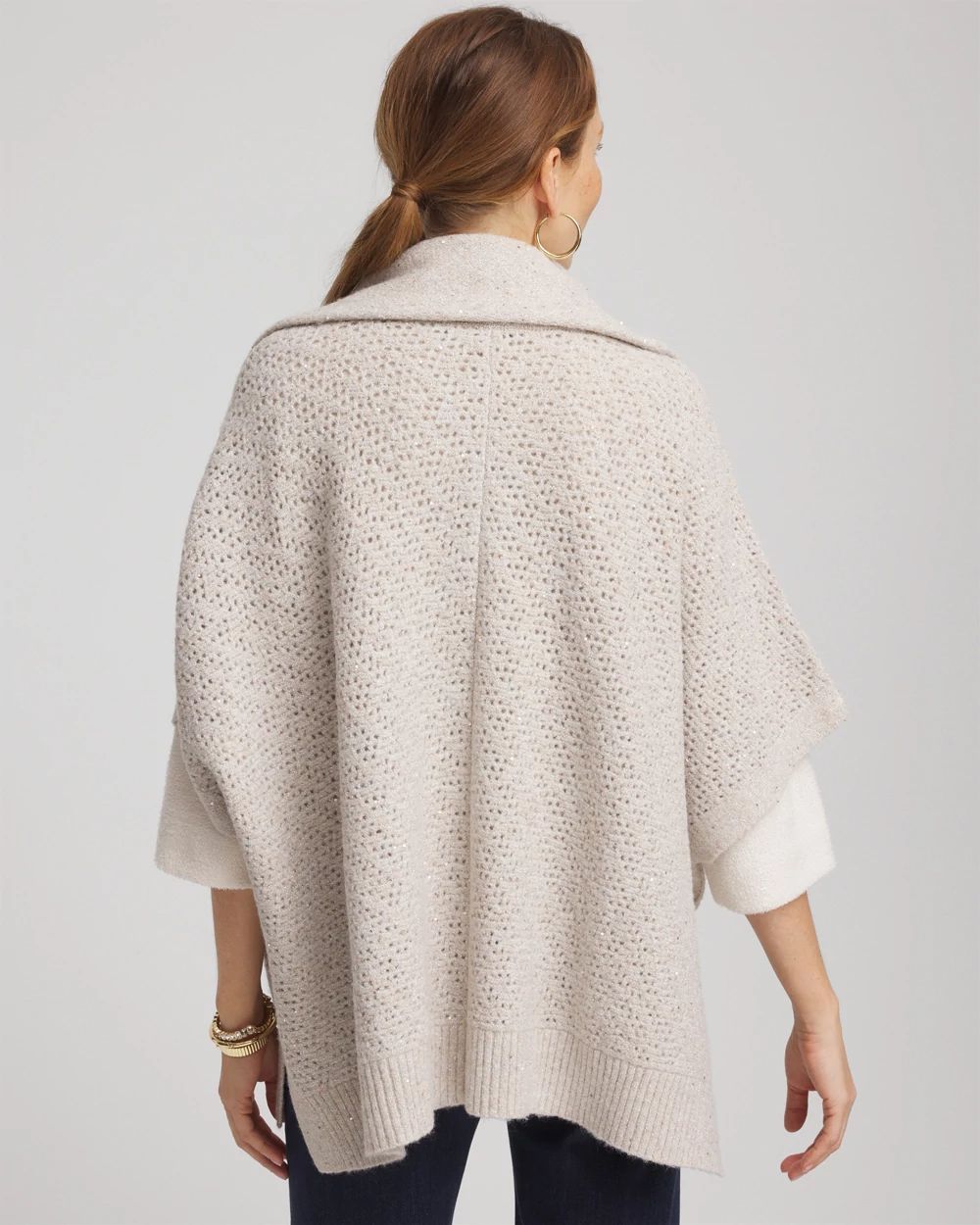 Zip-Front Collared Ruana | Chico's